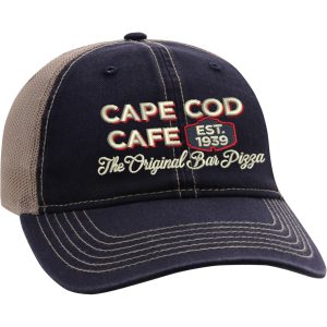 Blue Embroidered Trucker Hat