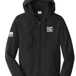 Adult Black Full Zip Hoodies